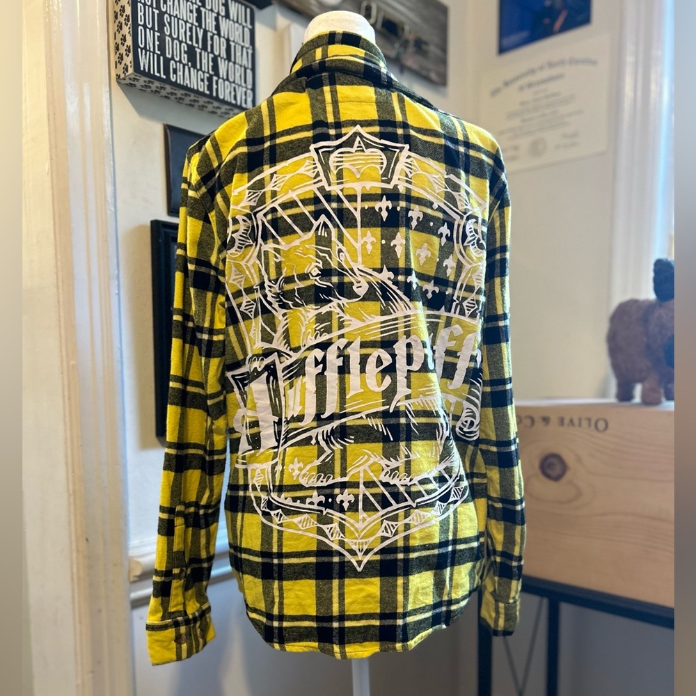Harry Potter Hufflepuff Flannel by Cakeworthy